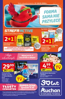 Auchan - gazetka promocyjna Gazetka 30 Lat Supermarket Auchan od czwartku 12.02 do środy 18.02