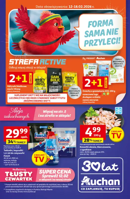 Auchan - gazetka promocyjna Gazetka 30 Lat Supermarket Auchan  
