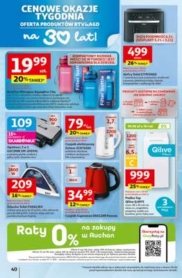 Auchan - gazetka promocyjna Gazetka 30 Lat Hipermarket Auchan od czwartku 12.02 do środy 18.02 - strona 40