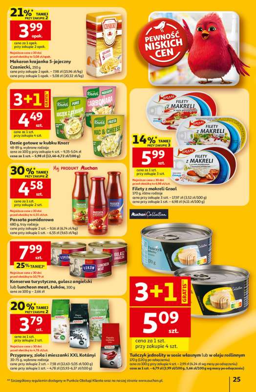 Auchan - gazetka promocyjna Gazetka 30 Lat Hipermarket Auchan od czwartku 12.02 do środy 18.02 - strona 25