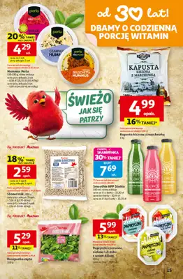 Auchan - gazetka promocyjna Gazetka 30 Lat Hipermarket Auchan od czwartku 12.02 do środy 18.02 - strona 15