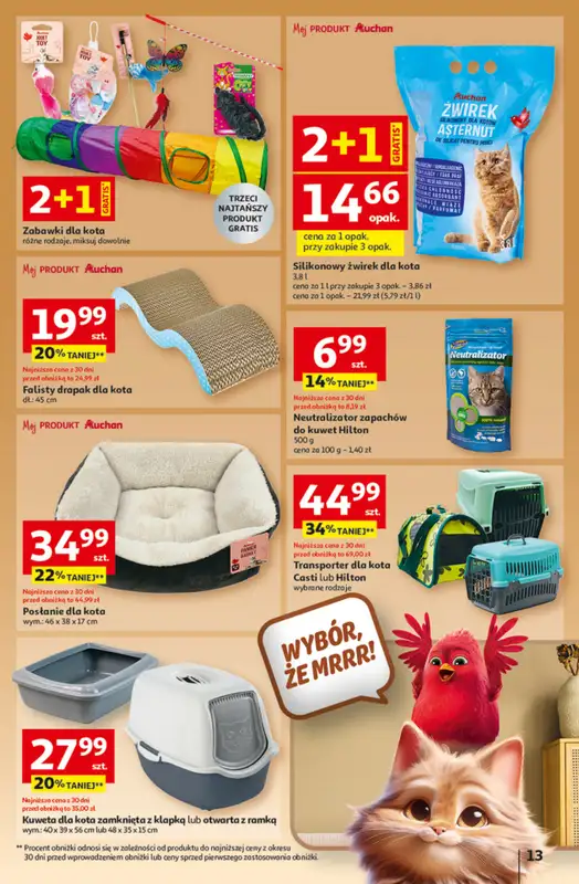 Auchan - gazetka promocyjna Gazetka 30 Lat Hipermarket Auchan od czwartku 12.02 do środy 18.02 - strona 13
