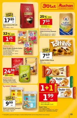 Auchan - gazetka promocyjna Gazetka 30 Lat Hipermarket Auchan od czwartku 12.02 do środy 18.02 - strona 23