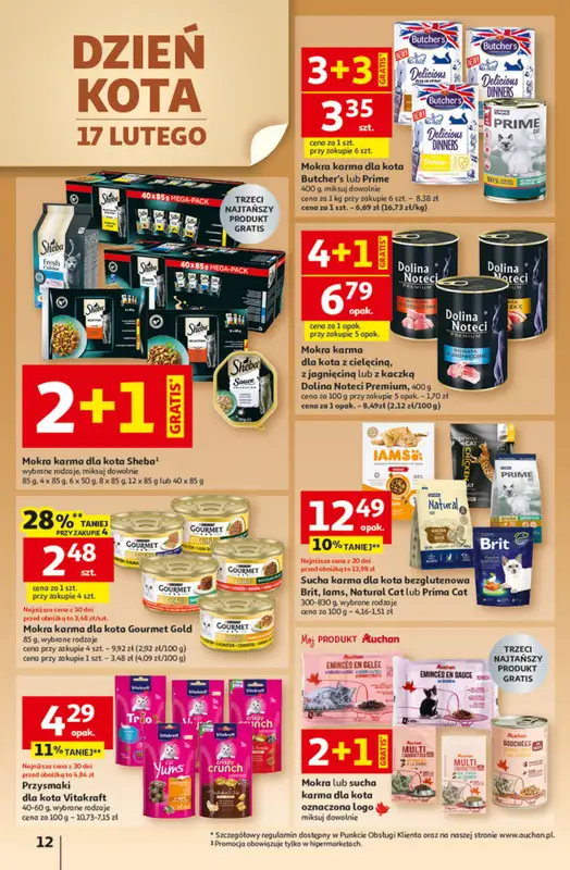 Auchan - gazetka promocyjna Gazetka 30 Lat Hipermarket Auchan od czwartku 12.02 do środy 18.02 - strona 12