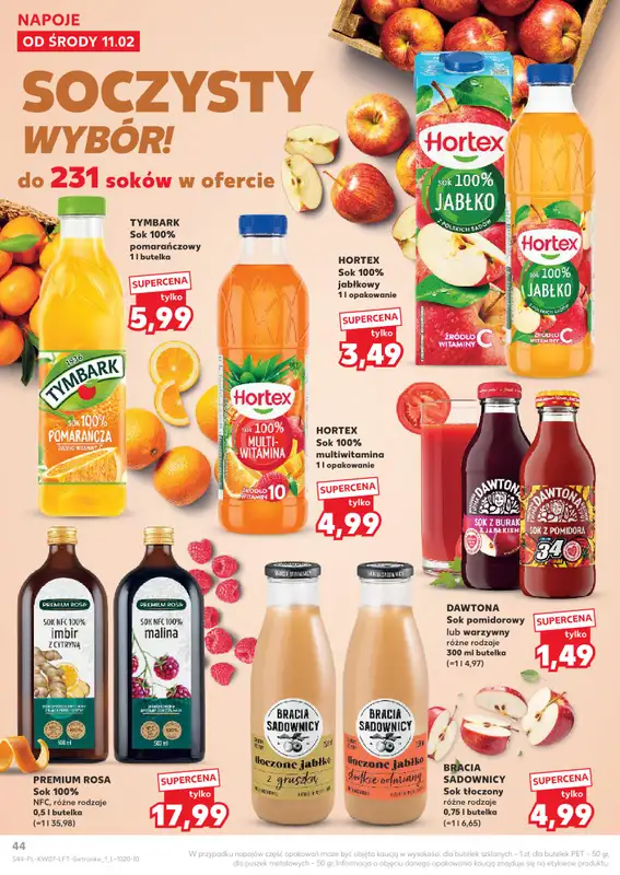 Kaufland - gazetka promocyjna Oferta Kaufland od środy 11.02 do środy 18.02 - strona 44