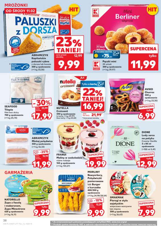Kaufland - gazetka promocyjna Oferta Kaufland od środy 11.02 do środy 18.02 - strona 38