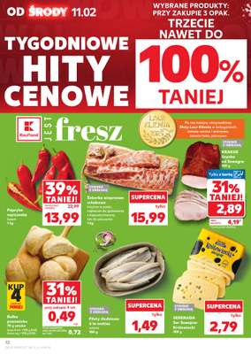 Kaufland - gazetka promocyjna Oferta Kaufland od środy 11.02 do środy 18.02 - strona 12