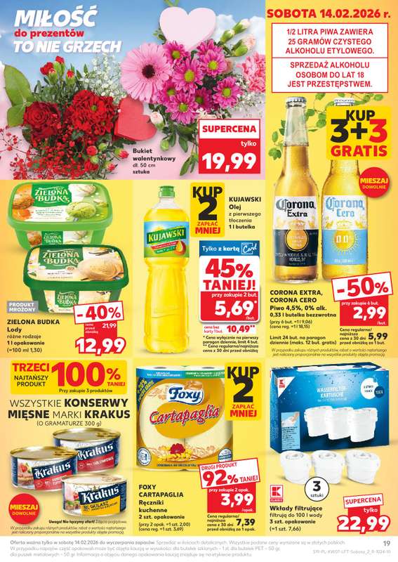 Kaufland - gazetka promocyjna Oferta Kaufland od środy 11.02 do środy 18.02 - strona 19