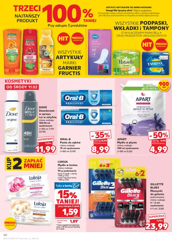 Kaufland - gazetka promocyjna Oferta Kaufland od środy 11.02 do środy 18.02 - strona 50