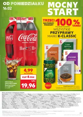 Kaufland - gazetka promocyjna Oferta Kaufland od środy 11.02 do środy 18.02 - strona 63