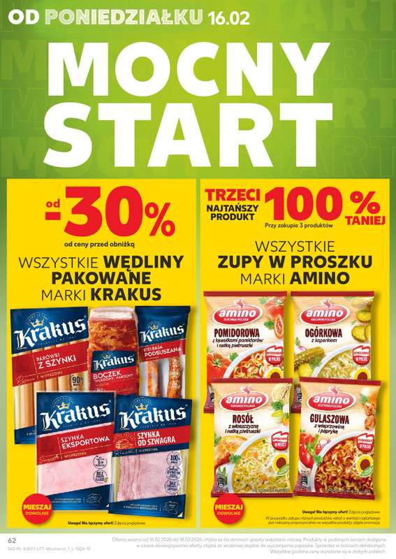 Kaufland - gazetka promocyjna Oferta Kaufland od środy 11.02 do środy 18.02 - strona 62