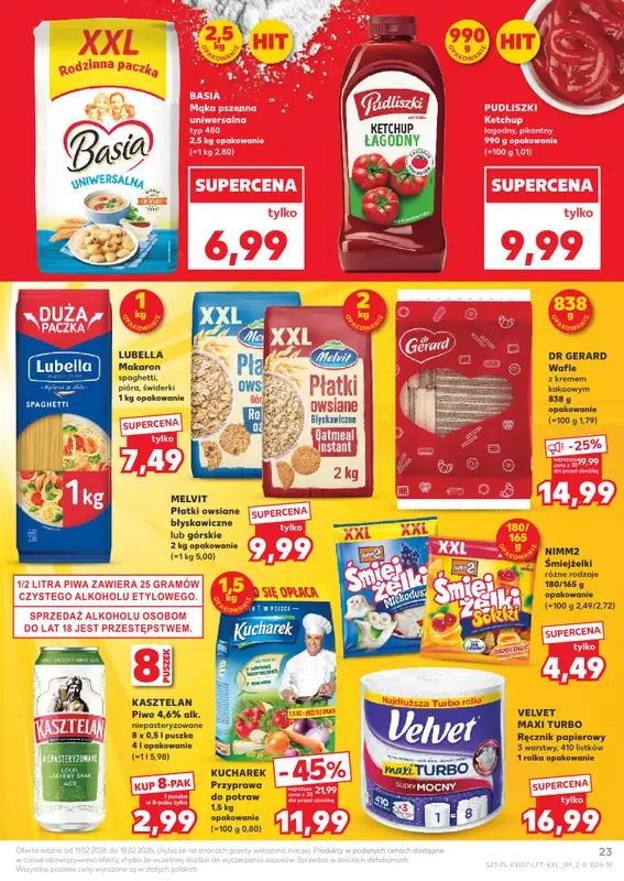 Kaufland - gazetka promocyjna Oferta Kaufland od środy 11.02 do środy 18.02 - strona 23