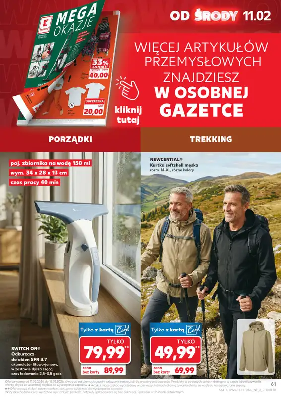 Kaufland - gazetka promocyjna Oferta Kaufland od środy 11.02 do środy 18.02 - strona 61