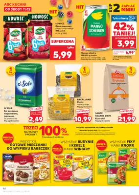 Kaufland - gazetka promocyjna Oferta Kaufland od środy 11.02 do środy 18.02 - strona 40