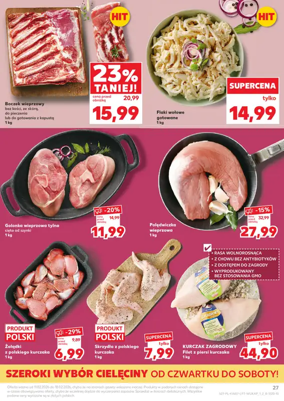 Kaufland - gazetka promocyjna Oferta Kaufland od środy 11.02 do środy 18.02 - strona 27