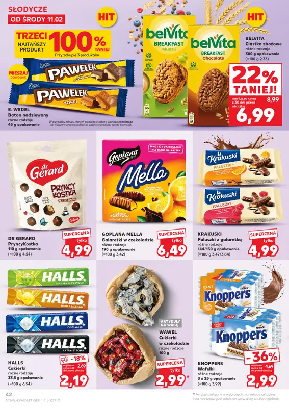 Kaufland - gazetka promocyjna Oferta Kaufland od środy 11.02 do środy 18.02 - strona 42