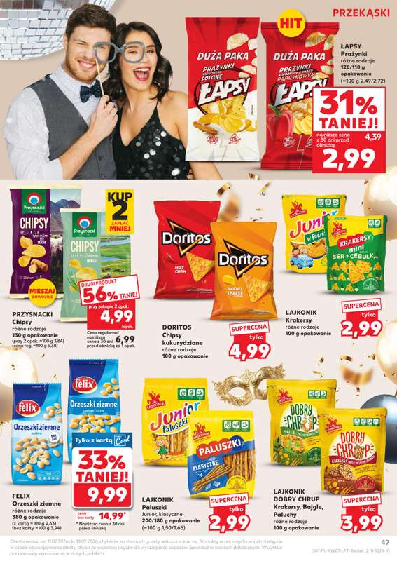 Kaufland - gazetka promocyjna Oferta Kaufland od środy 11.02 do środy 18.02 - strona 47