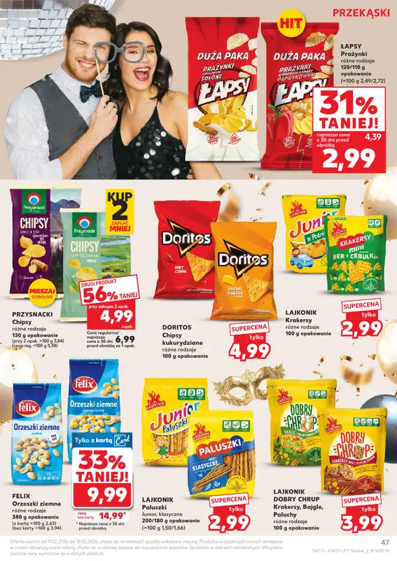 Kaufland - gazetka promocyjna Oferta Kaufland od środy 11.02 do środy 18.02 - strona 47