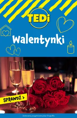 Tedi - gazetka promocyjna Prezenty na WALENTYNKI od wtorku 10.02 do soboty 14.02