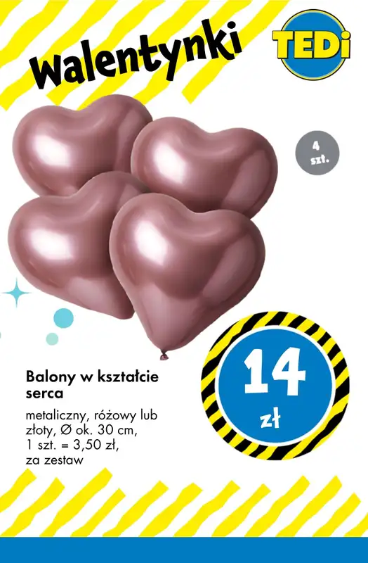 Tedi - gazetka promocyjna Prezenty na WALENTYNKI od wtorku 10.02 do soboty 14.02 - strona 3