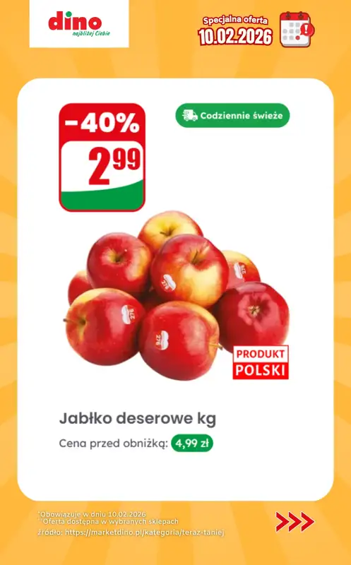 Dino - gazetka promocyjna Specjalna oferta na 10.02.2026 - promocje spoza gazetki od wtorku 10.02 do wtorku 10.02 - strona 2