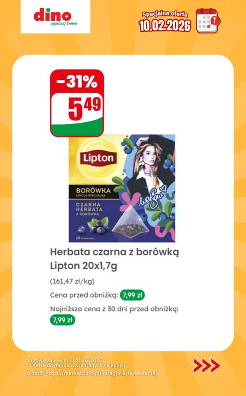 Dino - gazetka promocyjna Specjalna oferta na 10.02.2026 - promocje spoza gazetki od wtorku 10.02 do wtorku 10.02 - strona 9