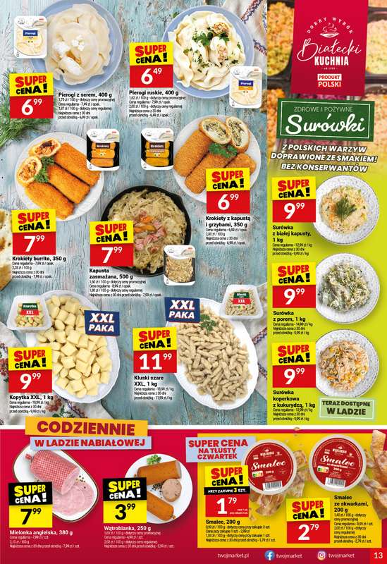 Twój Market - gazetka promocyjna Gazetka od środy 11.02 do wtorku 17.02 - strona 13