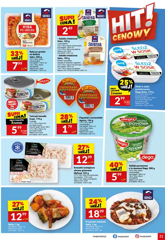 Twój Market - gazetka promocyjna Gazetka od środy 11.02 do wtorku 17.02 - strona 31