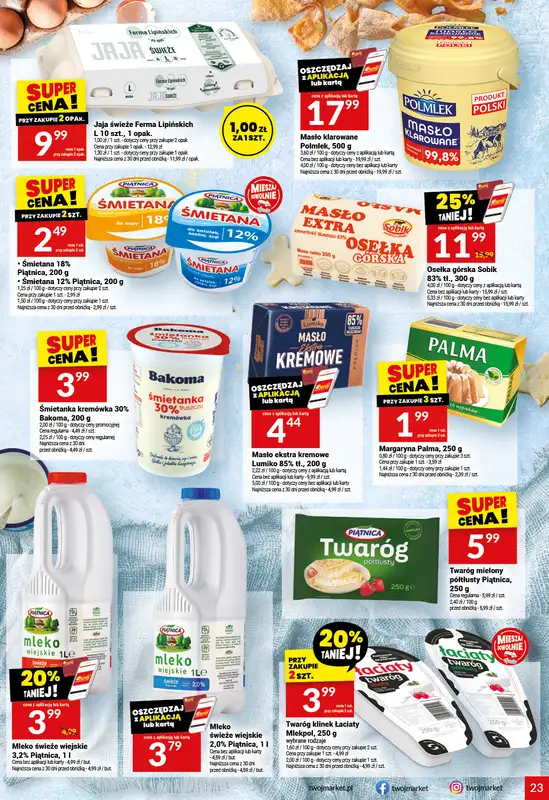 Twój Market - gazetka promocyjna Gazetka od środy 11.02 do wtorku 17.02 - strona 23