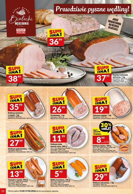 Twój Market - gazetka promocyjna Gazetka od środy 11.02 do wtorku 17.02 - strona 12