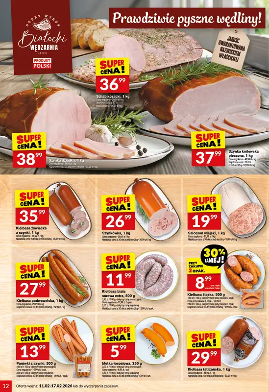 Twój Market - gazetka promocyjna Gazetka od środy 11.02 do wtorku 17.02 - strona 12
