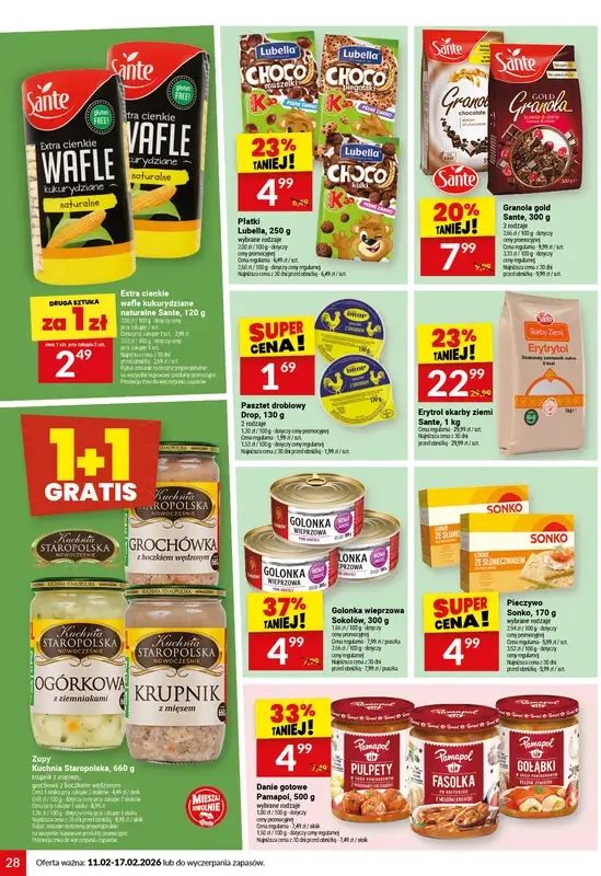 Twój Market - gazetka promocyjna Gazetka od środy 11.02 do wtorku 17.02 - strona 28