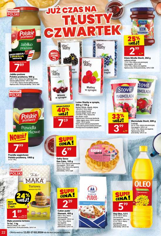 Twój Market - gazetka promocyjna Gazetka od środy 11.02 do wtorku 17.02 - strona 22