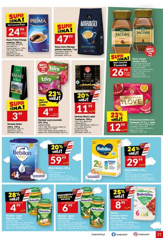Twój Market - gazetka promocyjna Gazetka od środy 11.02 do wtorku 17.02 - strona 21