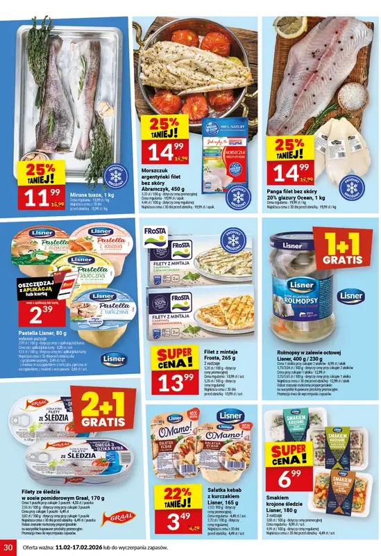 Twój Market - gazetka promocyjna Gazetka od środy 11.02 do wtorku 17.02 - strona 30