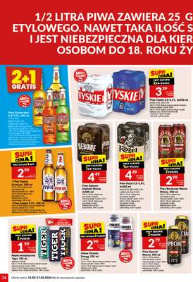Twój Market - gazetka promocyjna Gazetka od środy 11.02 do wtorku 17.02 - strona 34