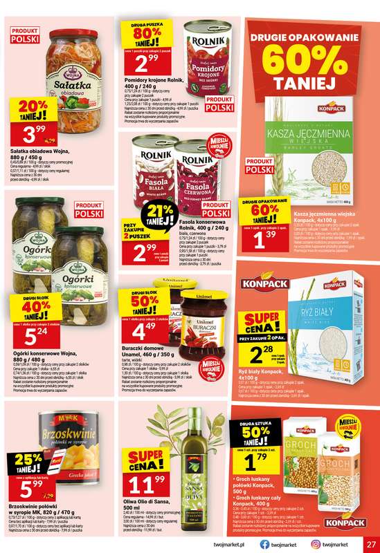 Twój Market - gazetka promocyjna Gazetka od środy 11.02 do wtorku 17.02 - strona 27