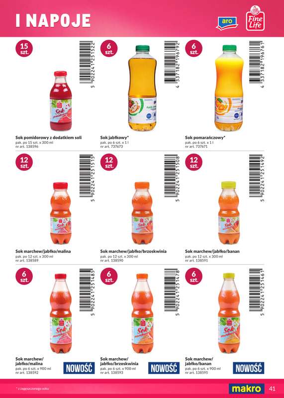 Makro - gazetka promocyjna Katalog marki własne od wtorku 10.02 do soboty 28.02 - strona 41