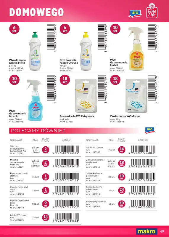 Makro - gazetka promocyjna Katalog marki własne od wtorku 10.02 do soboty 28.02 - strona 49