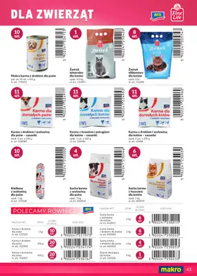 Makro - gazetka promocyjna Katalog marki własne od wtorku 10.02 do soboty 28.02 - strona 43