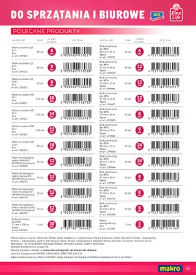 Makro - gazetka promocyjna Katalog marki własne od wtorku 10.02 do soboty 28.02 - strona 51
