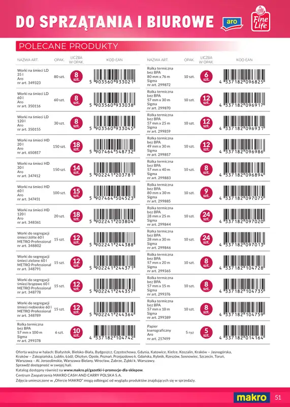 Makro - gazetka promocyjna Katalog marki własne od wtorku 10.02 do soboty 28.02 - strona 51