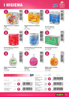 Makro - gazetka promocyjna Katalog marki własne od wtorku 10.02 do soboty 28.02 - strona 45