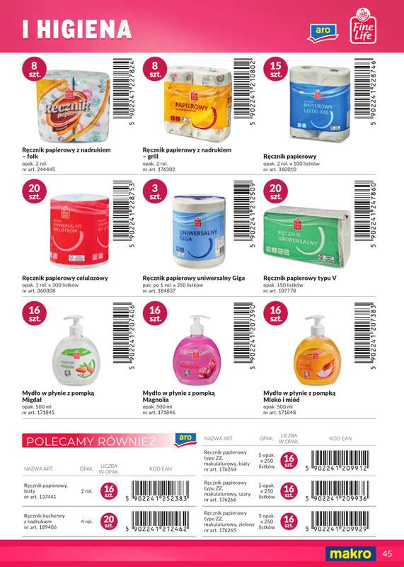 Makro - gazetka promocyjna Katalog marki własne od wtorku 10.02 do soboty 28.02 - strona 45