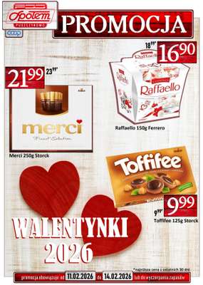 Społem - Blisko i Korzystnie - gazetka promocyjna Plakat promocyjny PSS Puszczykowo od środy 11.02 do soboty 14.02