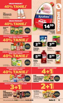 Netto - gazetka promocyjna Gazetka Spożywcza od poniedziałku 09.02 do soboty 14.02 - strona 13