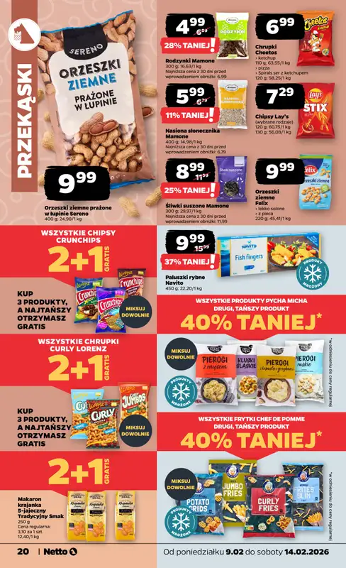 Netto - gazetka promocyjna Gazetka Spożywcza od poniedziałku 09.02 do soboty 14.02 - strona 20