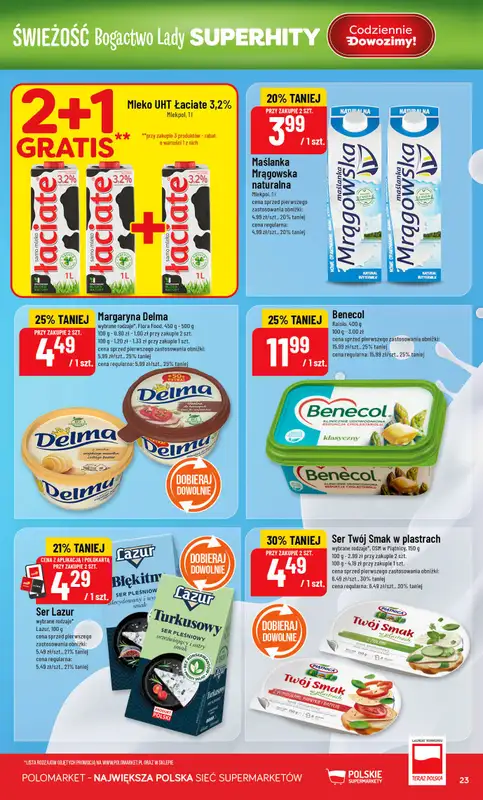 POLOmarket - gazetka promocyjna Gazetka od środy 11.02 do wtorku 17.02 - strona 23