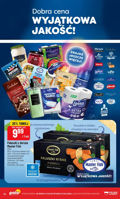 POLOmarket - gazetka promocyjna Gazetka od środy 11.02 do wtorku 17.02 - strona 50