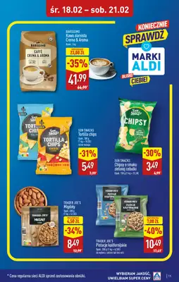 Aldi - gazetka promocyjna Warszawa, Dworzec Zachodni: WIELKIE OTWARCIE już w ŚRODĘ: 18.02! od środy 18.02 do piątku 20.02 - strona 11